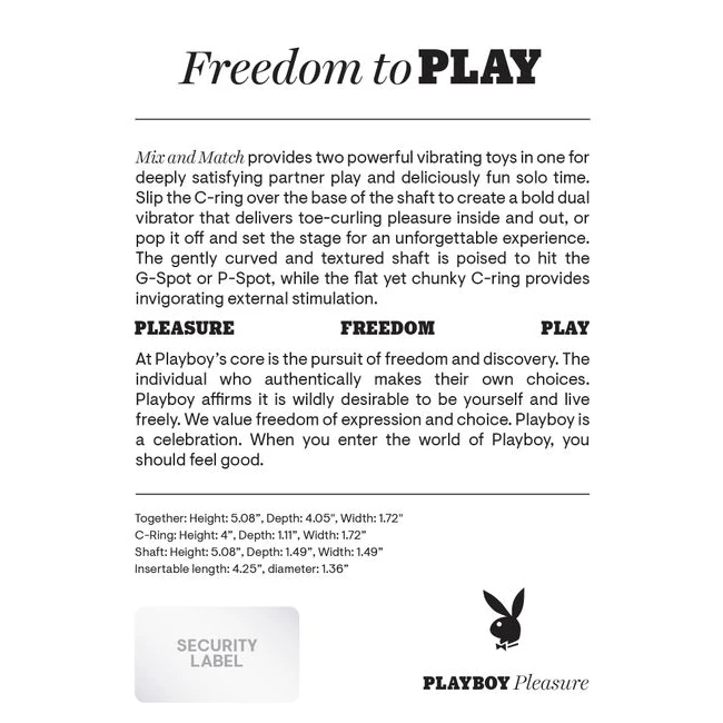 Playboy Mix & Match - Power & Performance