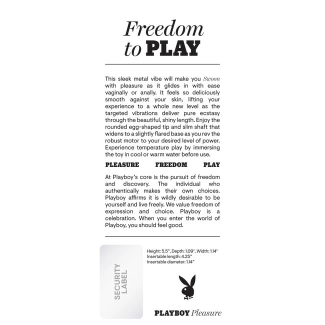 Playboy Swoon - Vibration Modes