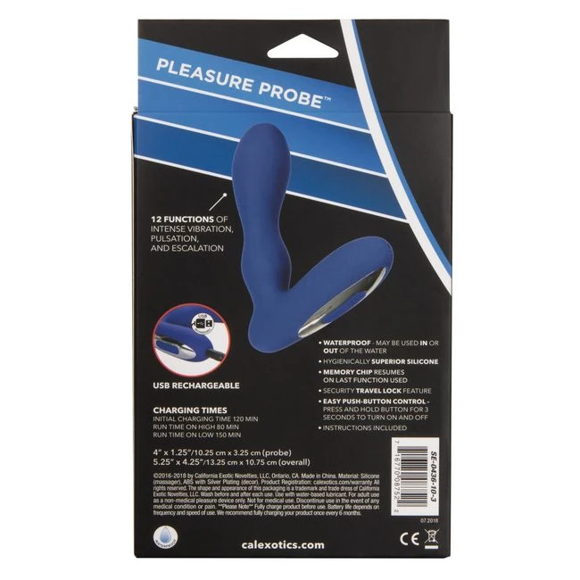 Pleasure Probe Silicone Wireless - Physical Specifications & Warranty