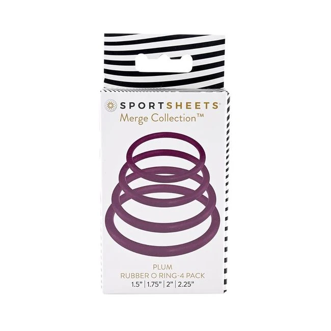Plum O-ring 4pk - What Stands Out
