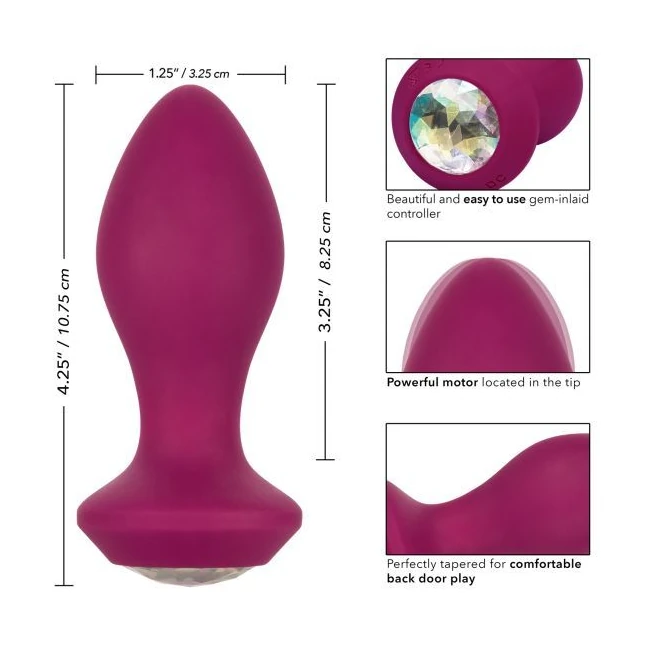 Power Gem Vibrating Crystal Probe- Purple - Vibration Modes and Features