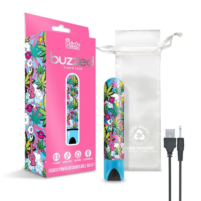Prints Charming Buzzed Higher Power Rechargeable Bullet - How It Feels