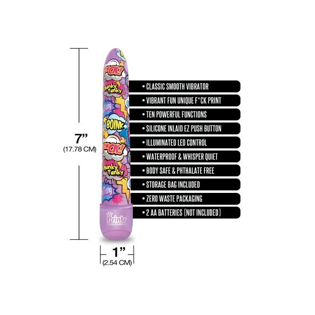 Prints Charming Pop Tease Vibe F*ck - Specifications