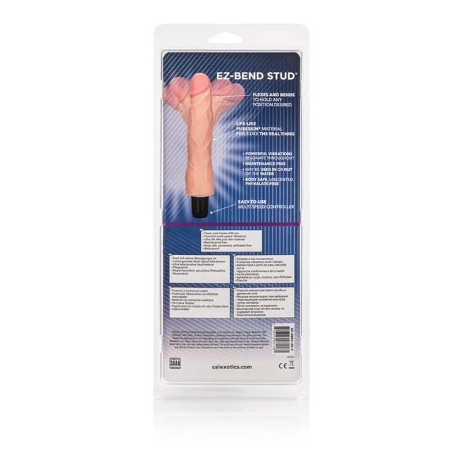 Pureskin Ez Bend Stud 8in Dong - Vibration Modes and Features