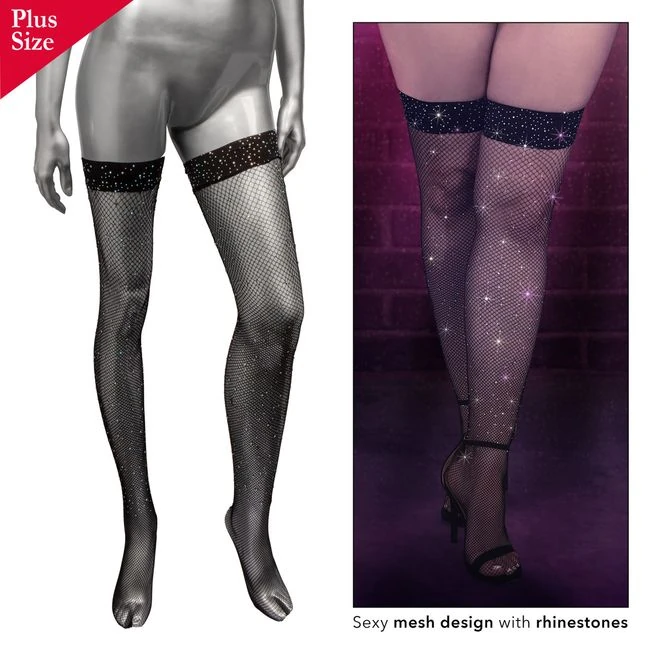 Radiance Plus Size Thigh High Stockings - Comfort & Fit