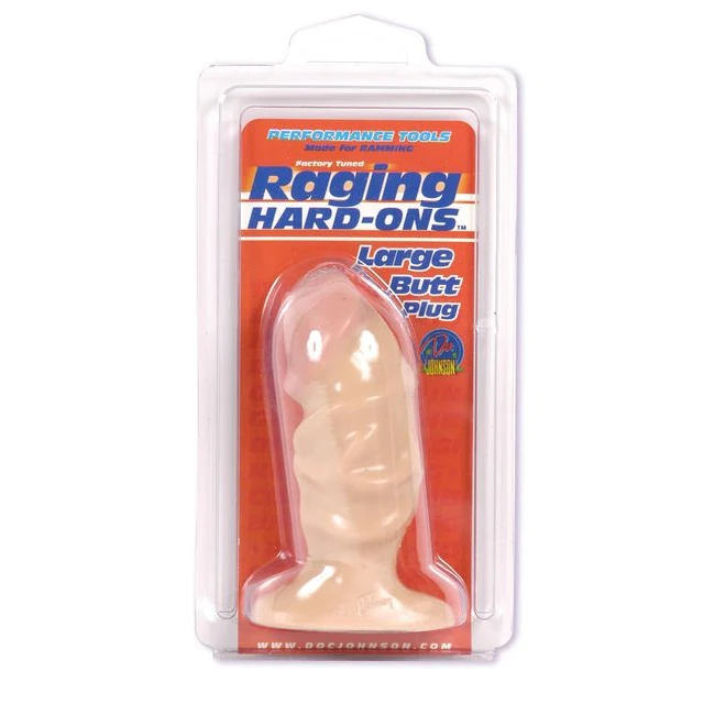 Raging Hard Ons Butt Plug Lg Cd - Shape & Comfort