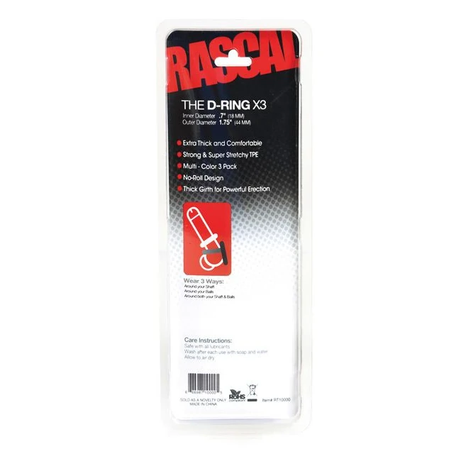 Rascal the D-ring 3pk - Overview
