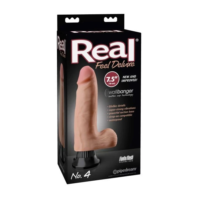 Real Feel Deluxe #4 Flesh 7.5in - Physical Specifications & Materials