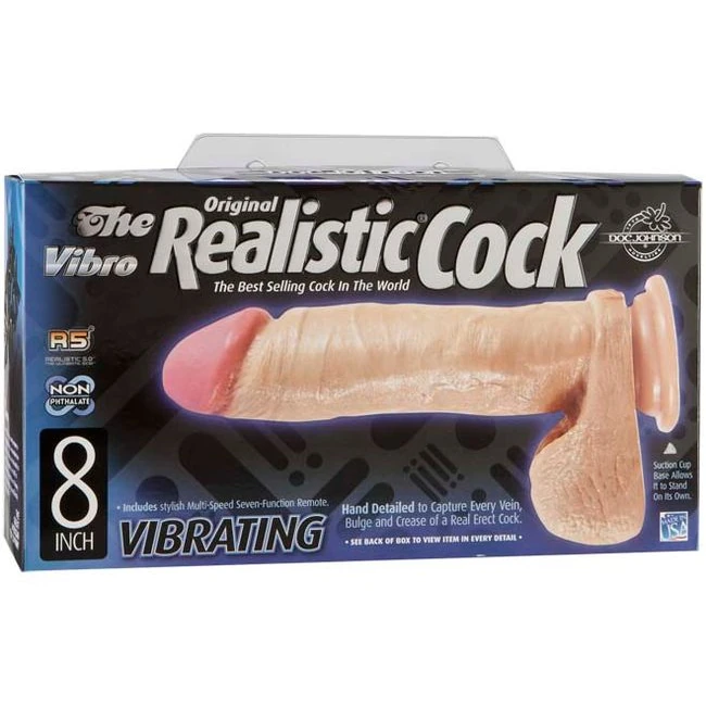 Realistic Cock- Vib Bx - Size & Fit