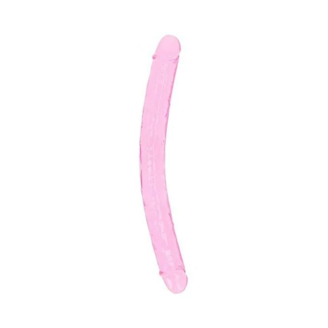 Realrock Crystal Clear Double Dong. Dual-ended Dildo - Size & Compatibility