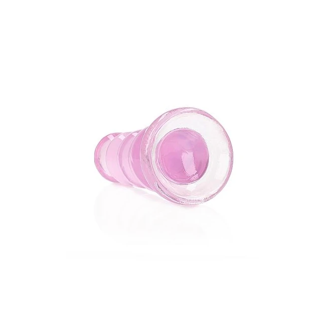 Realrock Curvy Dildo or Butt Plug Pink - Experience the Clear Path to Orgasm