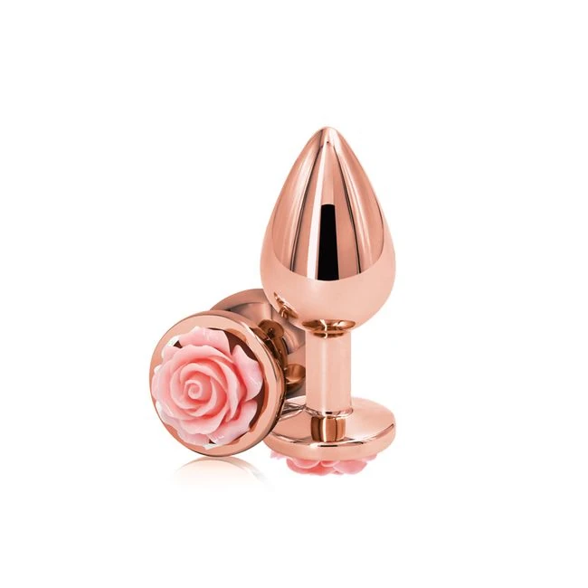 Rear Assets Rose Anal Plug - Medium - - Material & Safety