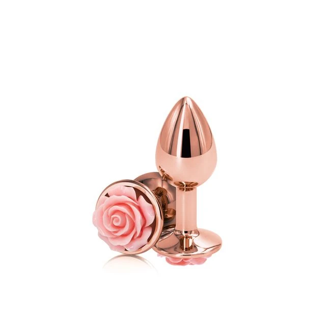 Rear Assets Rose Anal Plug - Small - - Material & Safety