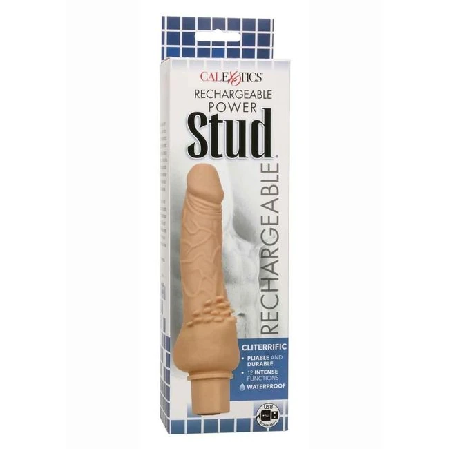Rechargeable Power Stud Cliterrific - Experience Deep, Realistic Pleasure with the Rechargeable Power Stud Cliterrific