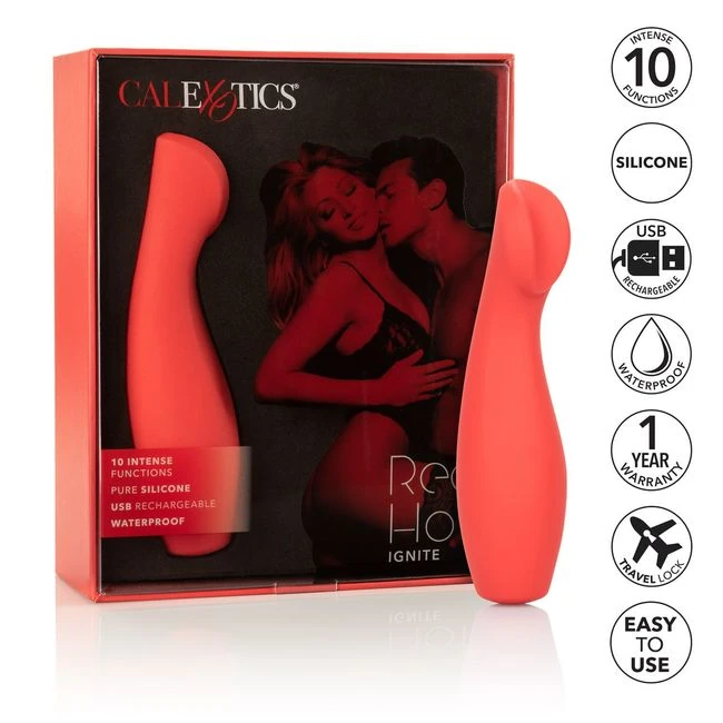 Red Hot Ignite Clitoral Flickering Massager - Power & Performance
