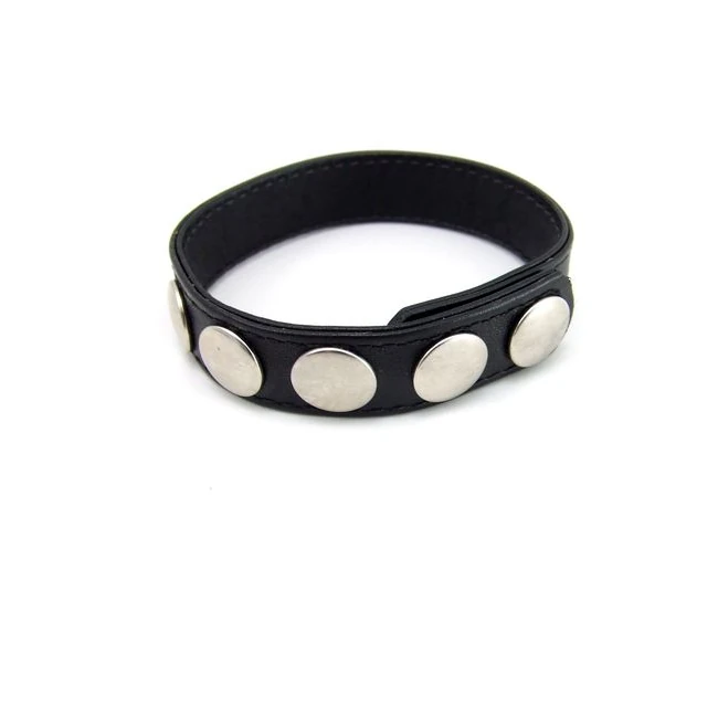 Ring Leather 5 Snaps Black - Hardware & Fasteners