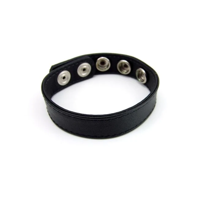 Ring Leather 5 Snaps Black - Comfort & Fit