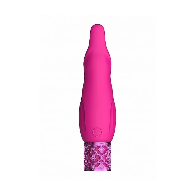 Royal Gems Sparkle Pink Rechargeable Silicone Bullet - Power & Performance