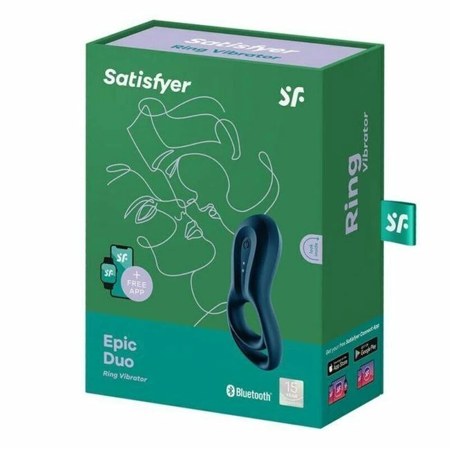 Satisfyer Epic Duo Dark Blue - Intensify Your Pleasure with the Satisfyer Epic Duo Dark Blue