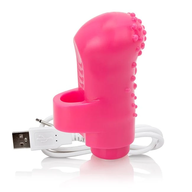Screaming O Charged Fing O Vooom Mini Vibe Pink - Vibration Modes