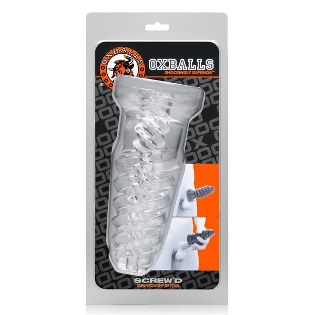 Screw'd Spiral Joy Toy Clear - Material Feel & Safety