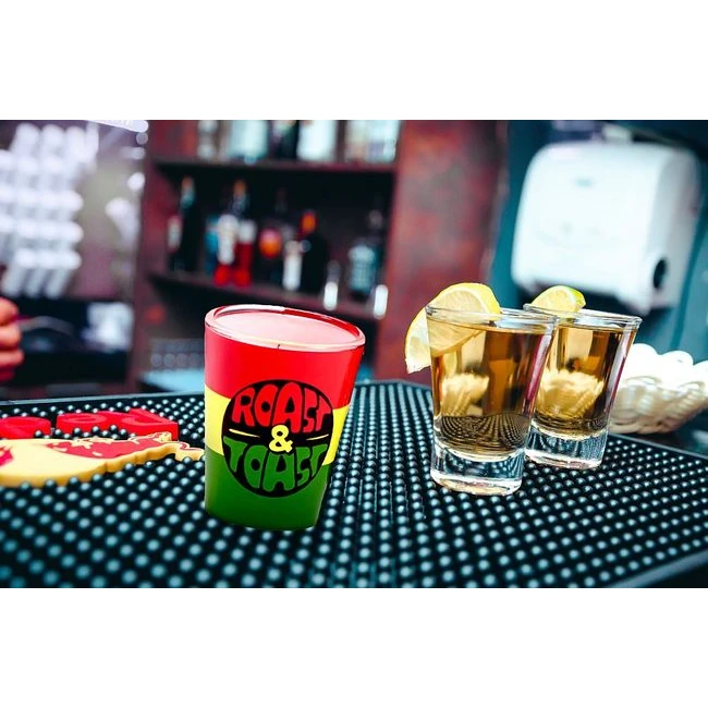 Set of 4 Roast & Toast Shot Glasses - Usage & Care