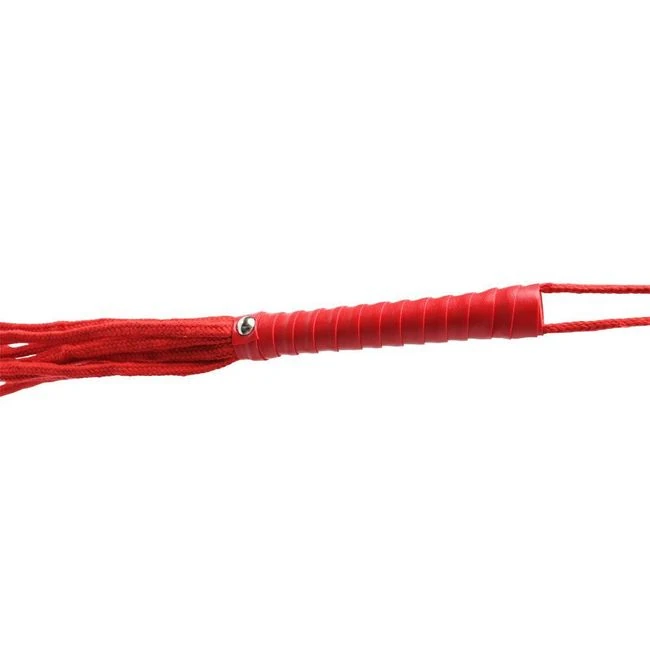 Sex & Mischief Red Rope Flogger - Hardware & Fasteners
