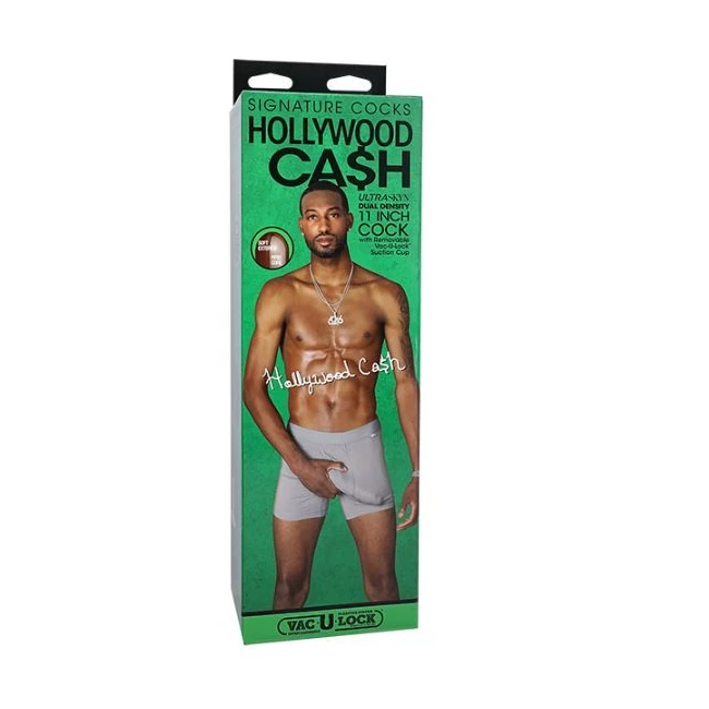 Signature Cocks Hollywood Cash 11 Inch Ultraskyn Cock - Material Feel