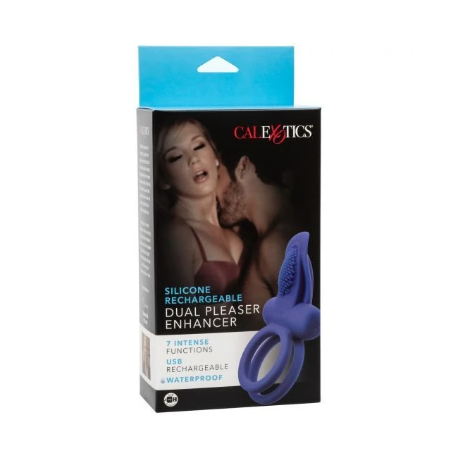 Silicone Rechargeable Dual Pleaser Enhancer - Vibration Modes & Features