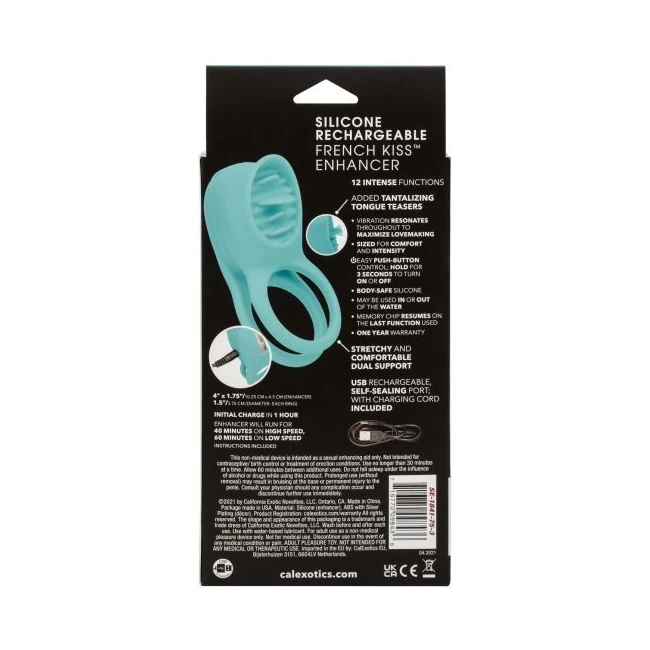 Silicone Rechargeable French Kiss Enhancer - Vibration Modes and Features