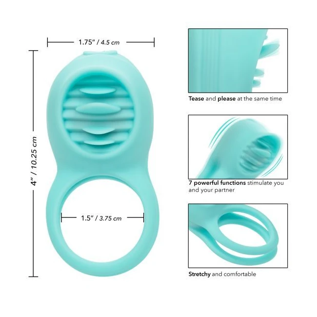 Silicone Rechargeable French Kiss Enhancer - Power & Performance