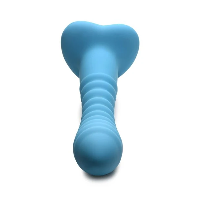 Simply Sweet Ribbed Silicone Dildo Blue - Care & Maintenance