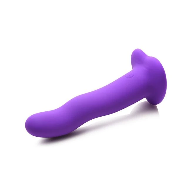 Simply Sweet Vibrating Wavy Silicone Dildo W/ Remote - How It Feels