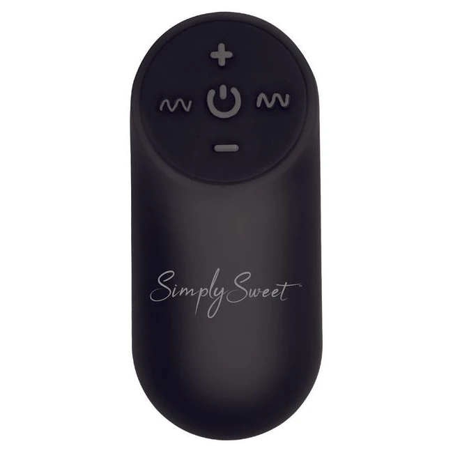 Simply Sweet Vibrating Wavy Silicone Dildo W/ Remote - Power & Performance