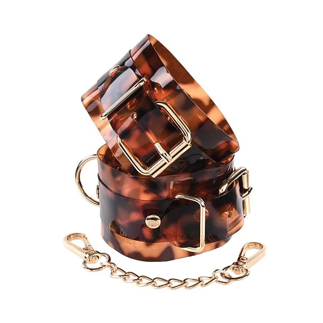 Sincerely Amber Hand Cuffs - Flexible PVC Built for Comfortable Wear