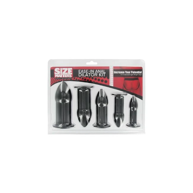 Size Matters Anal Dilators 5 Pc - Size Matters Anal Dilator Kit by XR Brands