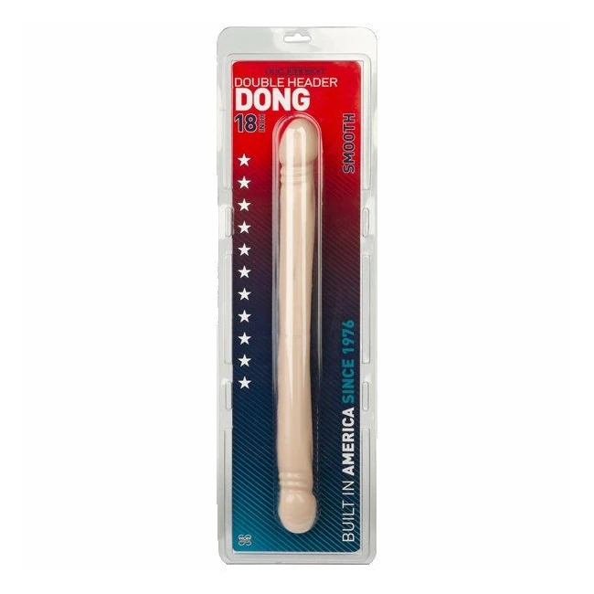 Smooth Dbl Header-white 18in Cd - Shape & Texture