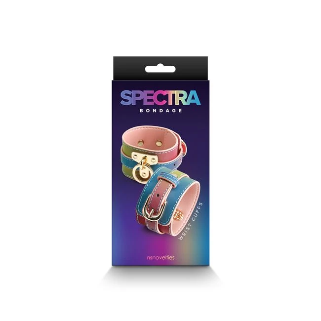 Spectra Bondage Wrist Cuffs Rainbow - Build & Quality