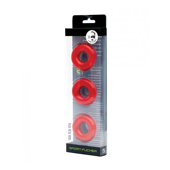 Sport Fucker Chubby Cockring Pack Of 3 - Specifications