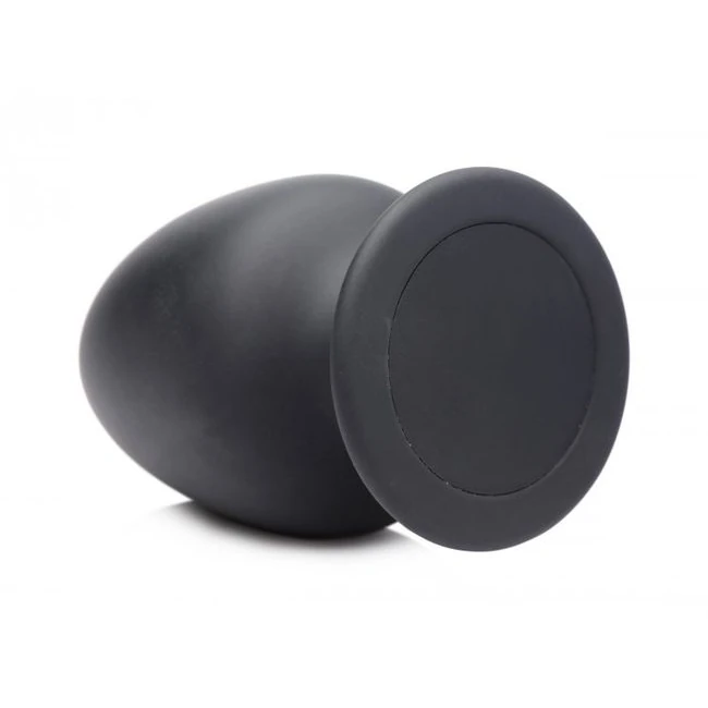 Squeeze-it Silexpan Anal Plug Large Black - Graduated Sizing & Specifications