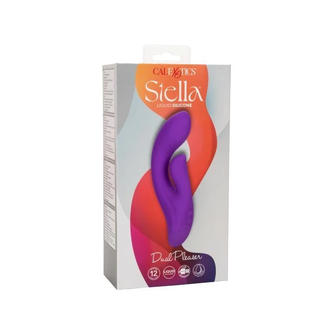 Stella Liquid Silicone Dual Pleaser Purple - How It Feels