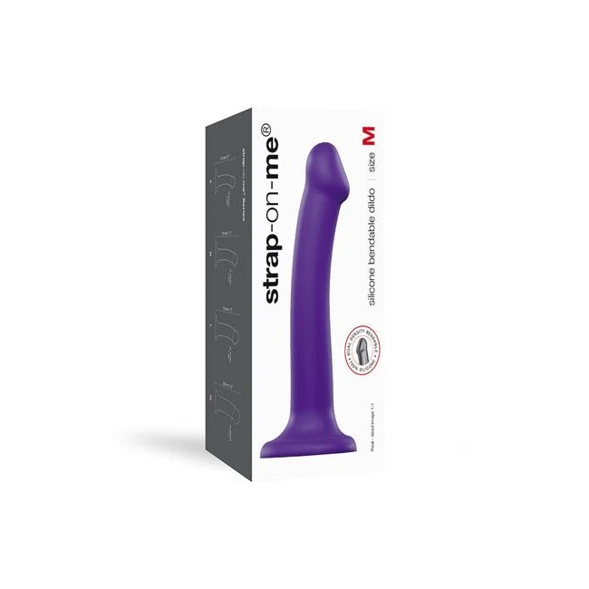 Strap on Me Silicone Bendable Dildo Medium - - Material Feel