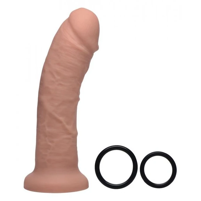 Strap U Charmed 7.5in Silicone Dildo W/ Harness - Material Feel & Safety