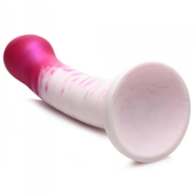 Strap U G-swirl G-spot Dildo Silicone Pink - Specifications