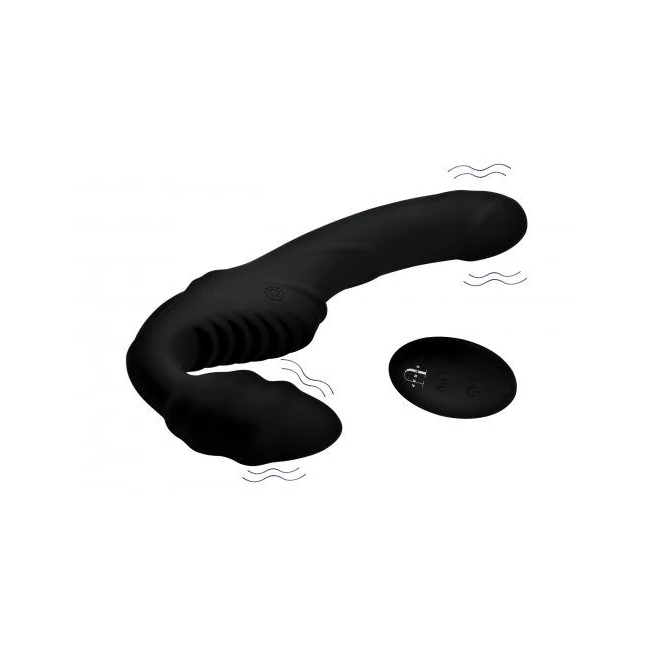 Strap U Pro Rider 9x Vibrating Strapless Strap on W/ Remote Control - Overview