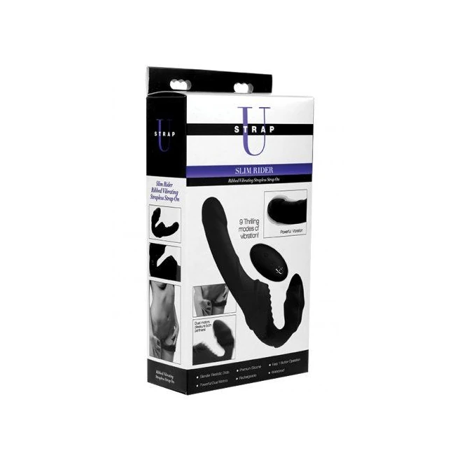 Strap U Pro Rider 9x Vibrating Strapless Strap on W/ Remote Control - Power & Performance