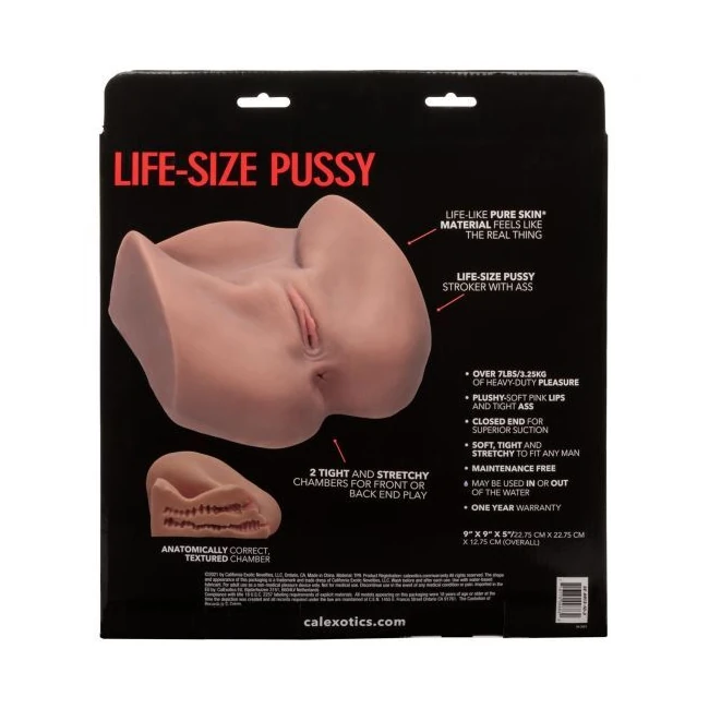 Stroke It Life-size Pussy Brown - Material Feel and Durability