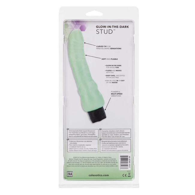 Stud Mint Glow in the Dark W/p - Vibration Modes & Sensations