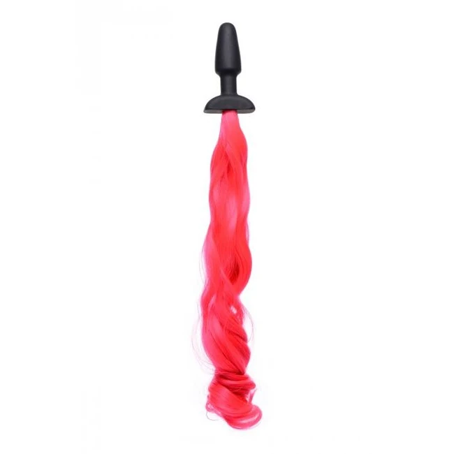 Tailz Hot Pink Pony Tail Anal Plug - Shape & Comfort