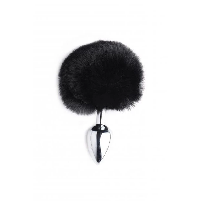 Tailz Oynx Bunny Tail Anal Plug Black - Shape & Comfort